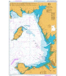 British Admiralty Nautical Chart 1826 Irish Sea Eastern Part