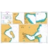 British Admiralty Nautical Chart 1864 Harbours and Anchorages in Arran and Kintyre