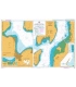 British Admiralty Nautical Chart 1867 Firth of Clyde Hunterston Channel and Rothesay Sound