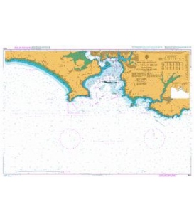 British Admiralty Nautical Chart 1900 Whitsand Bay to Yealm Head including Plymouth Sound