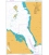 British Admiralty Nautical Chart 1925 Jazirat Jabal Zuqar to Bab el Mandeb
