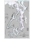 British Admiralty Nautical Chart 1947 Admiralty Inlet and Puget Sound