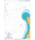 British Admiralty Nautical Chart 1949 Approaches to Miri and Batang Baram