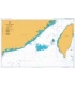 British Admiralty Nautical Chart 1968 Taiwan Strait