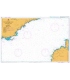 British Admiralty Nautical Chart 1974 Toulon to San Remo including Northern Corse