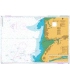 British Admiralty Nautical Chart 1981 Liverpool to Fleetwood including Approaches to Preston