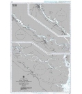 British Admiralty Nautical Chart 1982A Rio Parana - From the Mouths to Rosario
