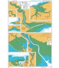 British Admiralty Nautical Chart 2021 Harbours and Anchorages in the West Solent Area
