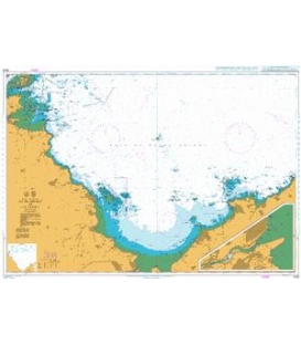 British Admiralty Nautical Chart 2029 Ile de Brehat to Cap Frehel