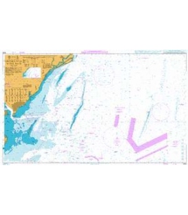 British Admiralty Nautical Chart 2052 Orford Ness to The Naze