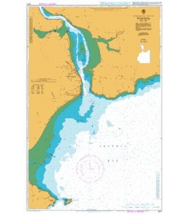 British Admiralty Nautical Chart 2071 Youghal