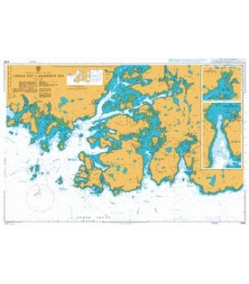 British Admiralty Nautical Chart 2096 Cashla Bay to Kilkieran Bay
