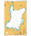 British Admiralty Nautical Chart 2163 Lough Neagh