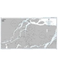 British Admiralty Nautical Chart 2204 Rio Amazonas - Macapa and Belem to Almeirim