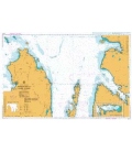British Admiralty Nautical Chart 2210 Approaches to Inner Sound