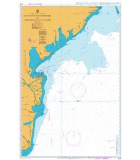 British Admiralty Nautical Chart 2213 Gura Sfintu Gheorghe to Dnistrovs`kyy Lyman