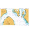 British Admiralty Nautical Chart 2221 Firth of Clyde Pladda to Inchmarnock Northern Sheet
