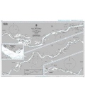 British Admiralty Nautical Chart 2229 Rio Amazonas - Almeirim to Manaus