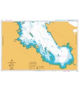 British Admiralty Nautical Chart 2275 Onezhskiy Zaliv