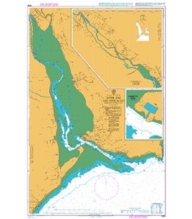British Admiralty Nautical Chart 2290 River Exe and Approaches including Exeter Canal
