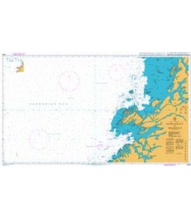 British Admiralty Nautical Chart 2308 Buholmrasa to Bremstein