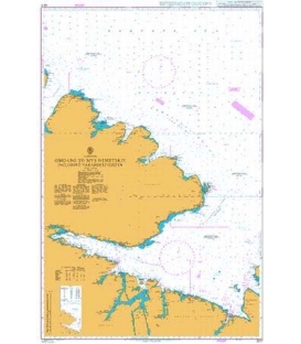 British Admiralty Nautical Chart 2317 Omgang to Mys Nemetskiy including Varangerfjorden