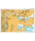 British Admiralty Nautical Chart 2355 The Trave from Grosse Holzwiek to Lubeck