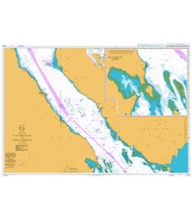 British Admiralty Nautical Chart 2374 Ra's Sharatib to Juzur Ashrafi