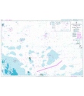 British Admiralty Nautical Chart 2444 Eastern Approaches to Jazirat Das and Jazirat Halul