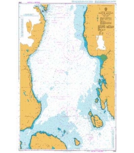 British Admiralty Nautical Chart 2480 Inner Sound Central Part