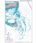 British Admiralty Nautical Chart 2489 Nantucket Sound Eastern Part and Approaches