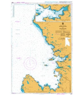 British Admiralty Nautical Chart 2504 Lochinver and Approaches