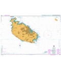 British Admiralty Nautical Chart 2538 Malta