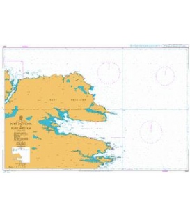 British Admiralty Nautical Chart 2547 Port Salvador to Port William