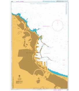 British Admiralty Nautical Chart 2555 Alger