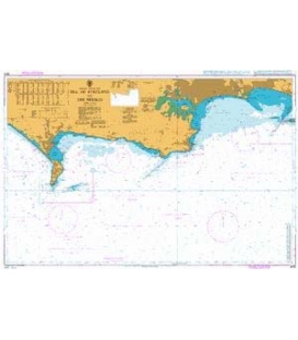 British Admiralty Nautical Chart 2615 Bill of Portland to The Needles