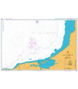 British Admiralty Nautical Chart 2626 Bay of Campeche
