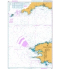 British Admiralty Nautical Chart 2655 English Channel Western Entrance
