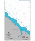 British Admiralty Nautical Chart 2687 Approaches to the Berbice River