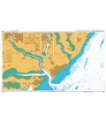 British Admiralty Nautical Chart 2693 Approaches to Felixstowe, Harwich and Ipswich with the Rivers Stour, Orwell and Deben