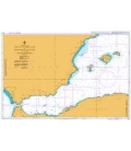 British Admiralty Nautical Chart 2717 Strait of Gibraltar to Barcelona and Alger including Islas Baleares