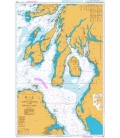 British Admiralty Nautical Chart 2724 North Channel to the Firth of Lorn