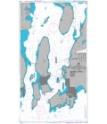 British Admiralty Nautical Chart 2730 Narragansett Bay including Newport Harbor