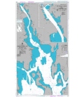 British Admiralty Nautical Chart 2731 Narragansett Bay Hog Island Shoal to Providence Harbor