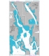 British Admiralty Nautical Chart 2731 Narragansett Bay Hog Island Shoal to Providence Harbor