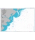 British Admiralty Nautical Chart 2801 Outer Approaches to Savannah River and Port Royal Sound