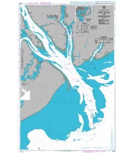 British Admiralty Nautical Chart 2805 Port Royal and Approaches
