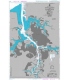 British Admiralty Nautical Chart 2814 Norfolk Harbor and Elizabeth River