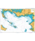 British Admiralty Nautical Chart 2823 Quiberon to Croisic