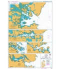 British Admiralty Nautical Chart 2825 Lochs on the East Coast of Uist